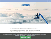 Tablet Screenshot of mietpark-gushurst.de